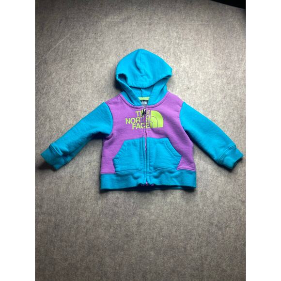 The North Face Retro Baby Zip Up Hooded Jacket Size 3-6 Months - Picture 1 of 4